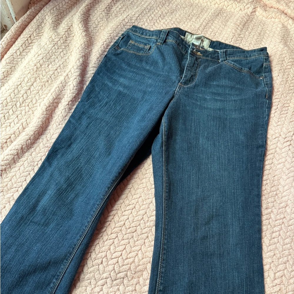 Low rise , flare jeans